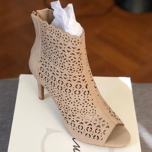 Cut Out Peep Toe Booties